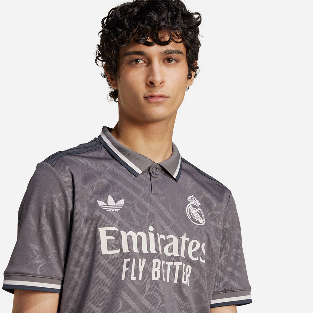 Men's Adidas Real Madrid 24/25 Third Jersey Gray