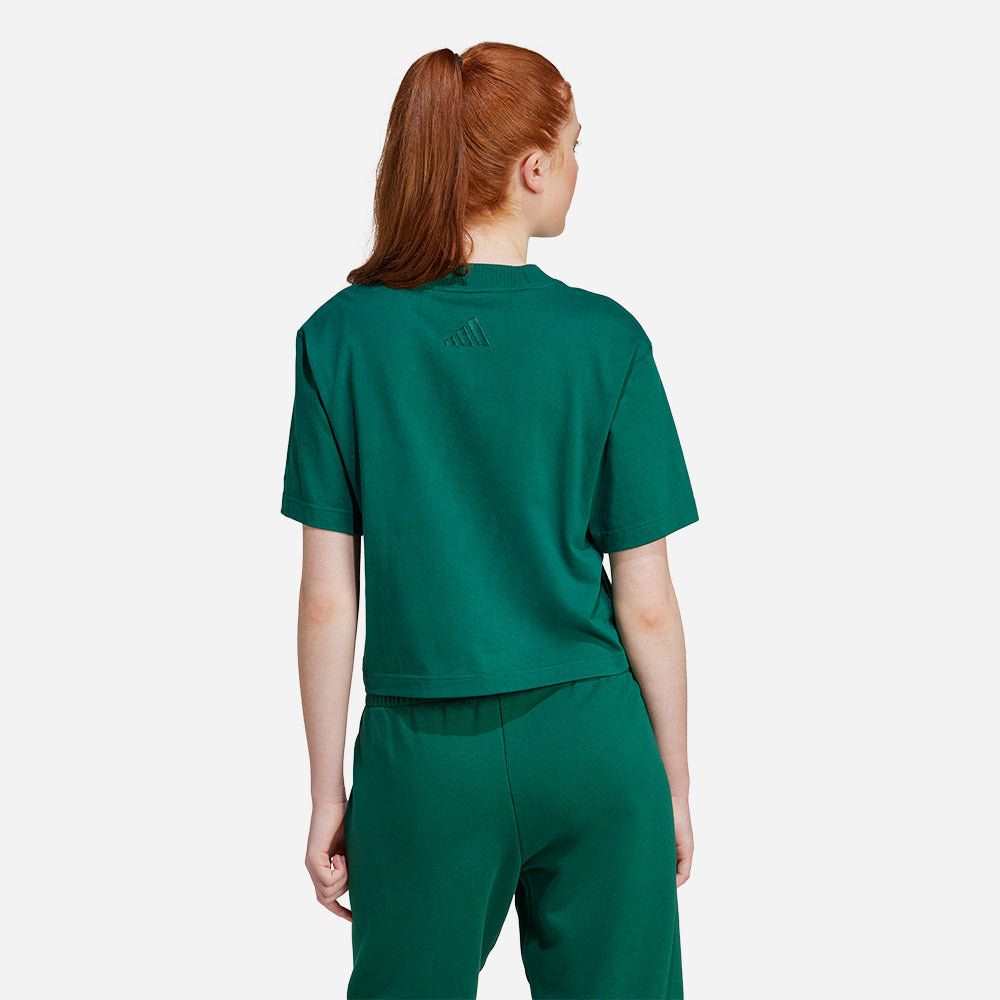 Áo Thun Nữ Adidas All Season Graphic - Xanh Lá - Supersports Vietnam
