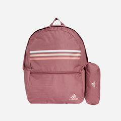  Adidas Classic Horizontal 3-Stripes Backpack - Pink