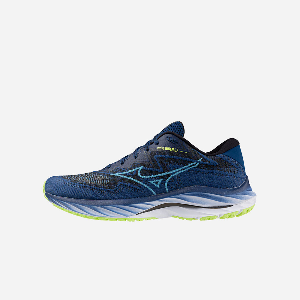 Giày Chạy Bộ Nam Mizuno Wave Rider 27 Ssw 2E - Xanh Navy - Supersports Vietnam