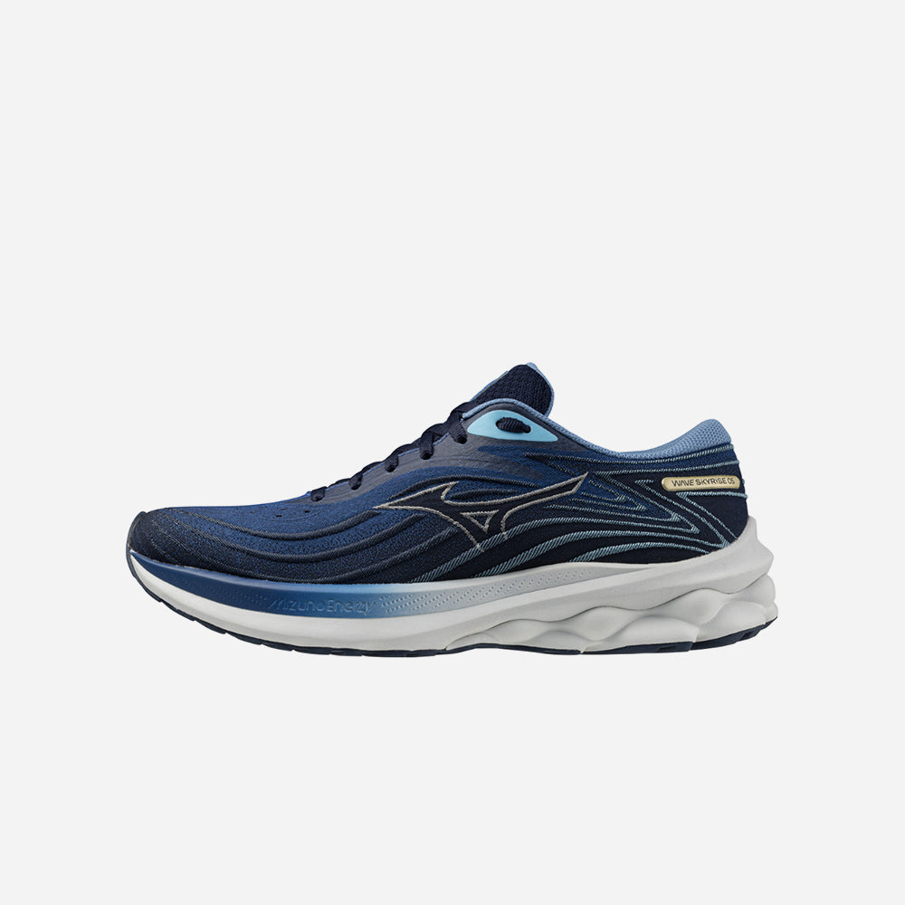 Giày Chạy Bộ Nam Mizuno Wave Skyrise 5 - Xanh Navy - Supersports Vietnam