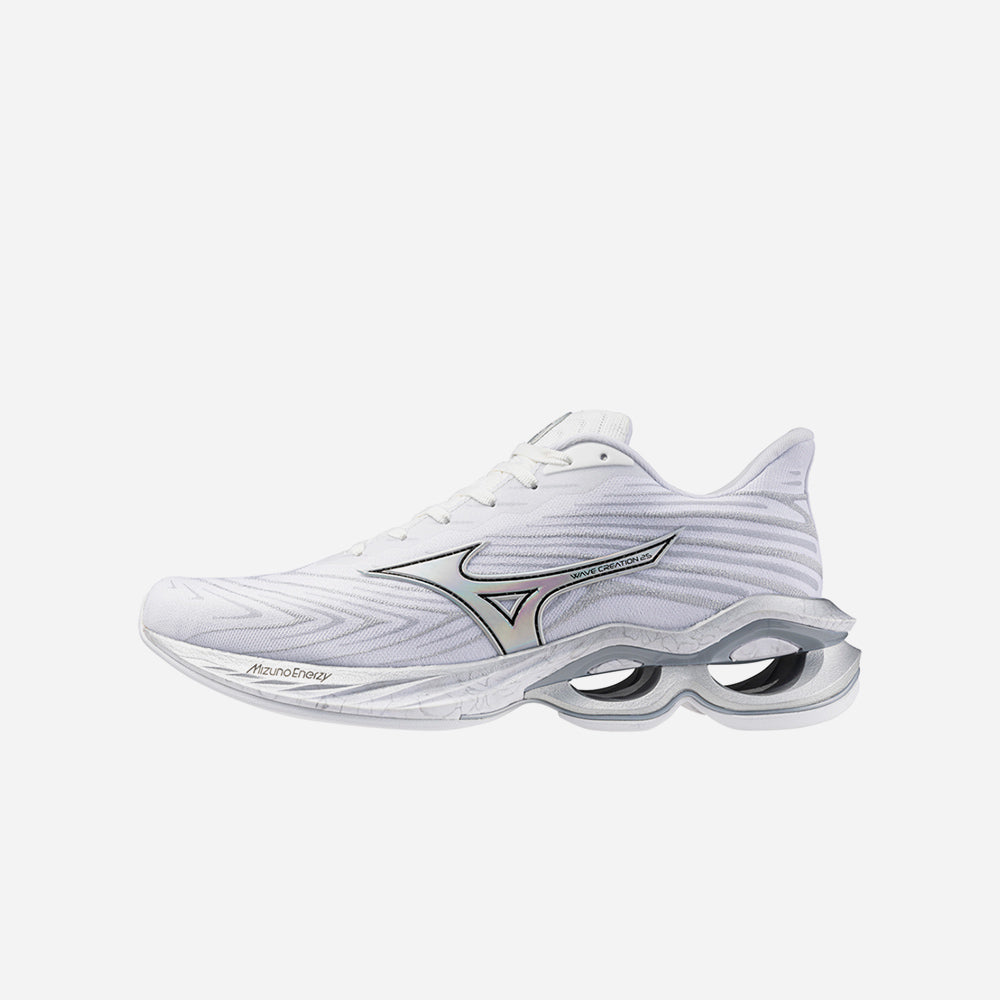Giày Chạy Bộ Unisex Mizuno Wave Creation 25 Anniversary - Trắng - Supersports Vietnam