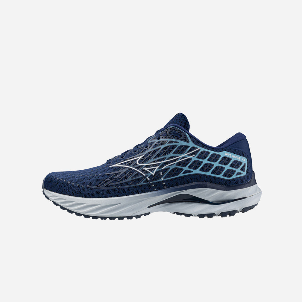 Giày Chạy Bộ Nam Mizuno Wave Inspire 20 - Xanh Navy - Supersports Vietnam
