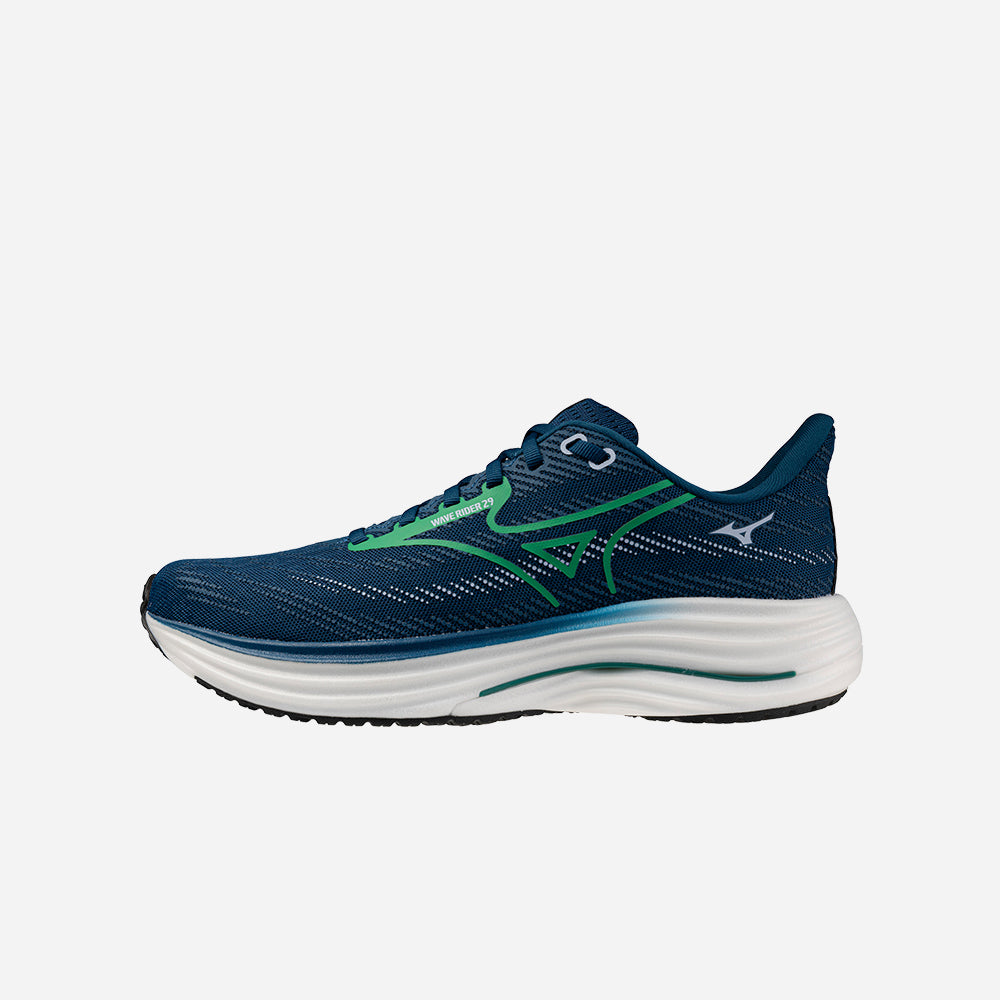 Giày Chạy Bộ Nam Mizuno Wave Rider 29 - Xanh Navy - Supersports Vietnam