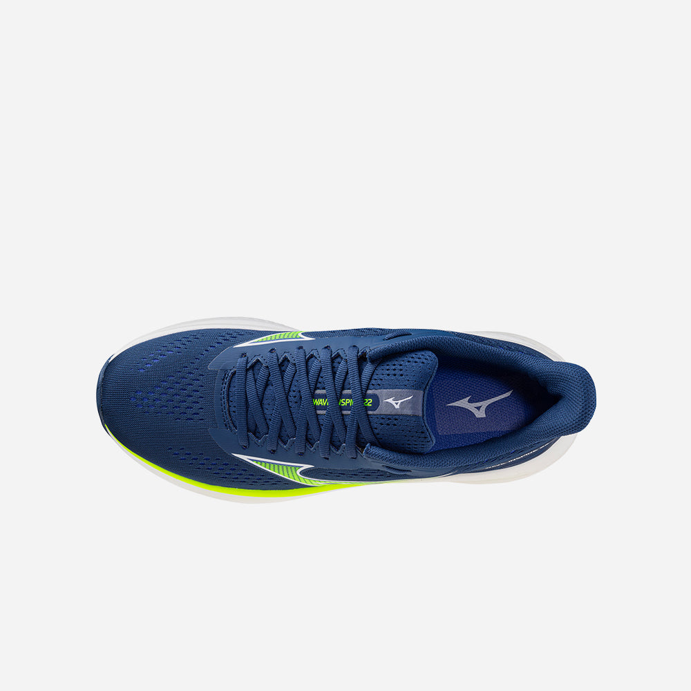 Giày Chạy Bộ Nam Mizuno Wave Inspire 22 - Xanh Navy - Supersports Vietnam