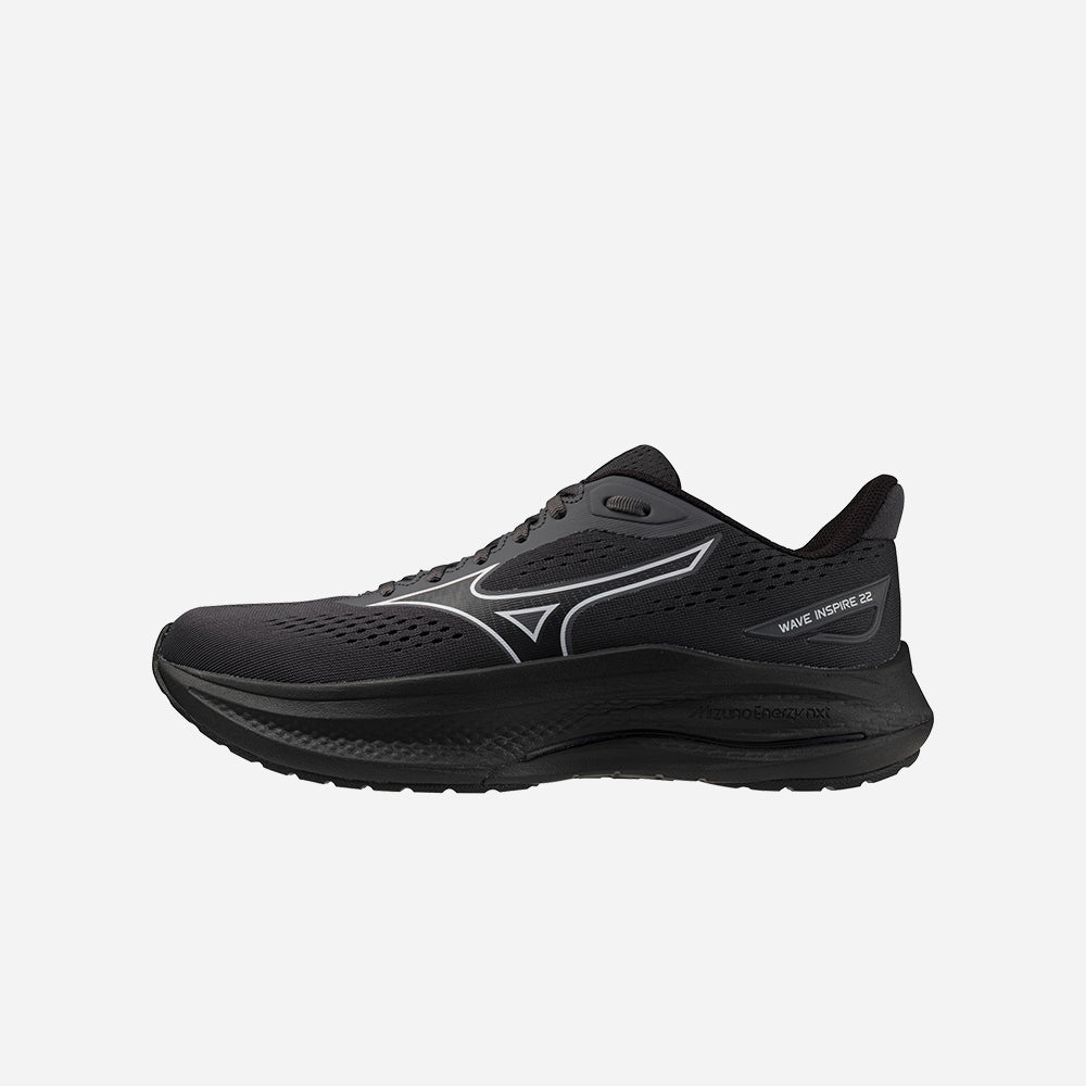 Giày Chạy Bộ Nam Mizuno Wave Inspire 22 - Đen - Supersports Vietnam