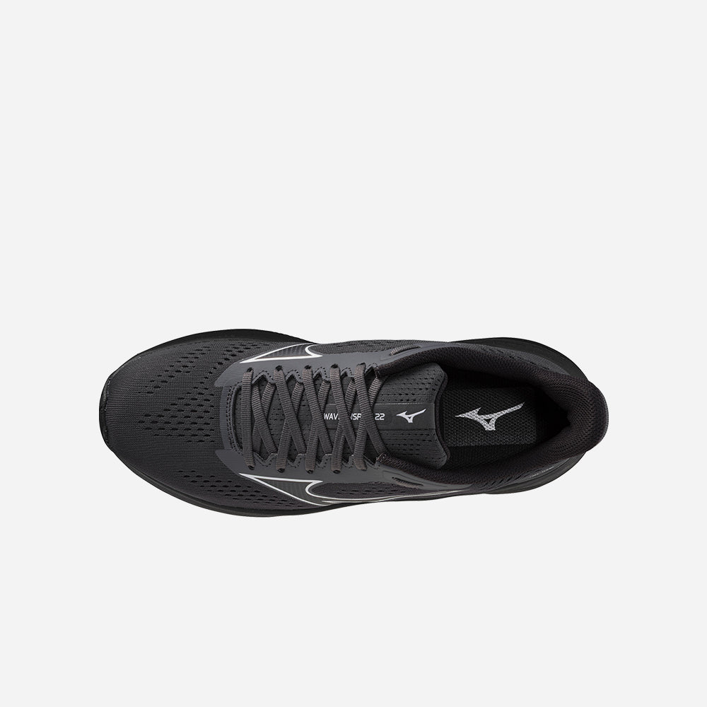 Giày Chạy Bộ Nam Mizuno Wave Inspire 22 - Đen - Supersports Vietnam