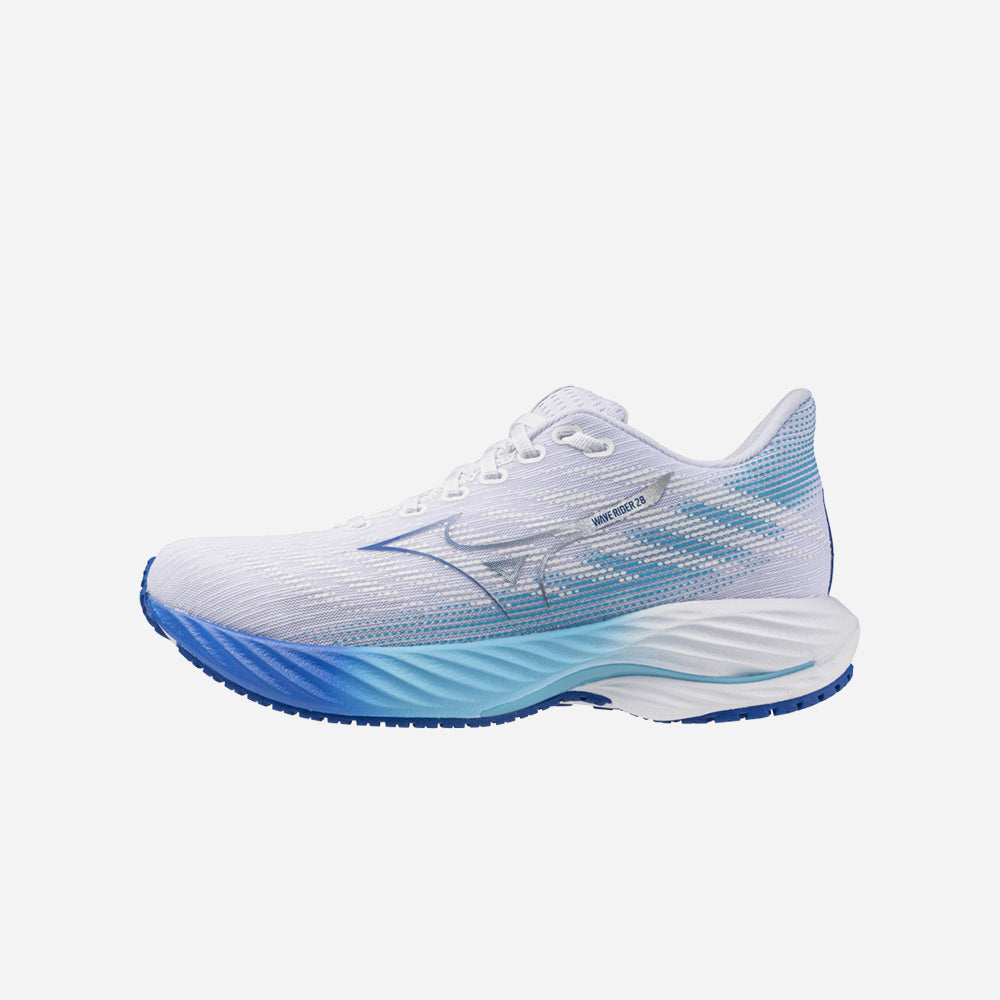 Giày Chạy Bộ Nữ Mizuno Wave Rider 28 - Xanh Dương - Supersports Vietnam