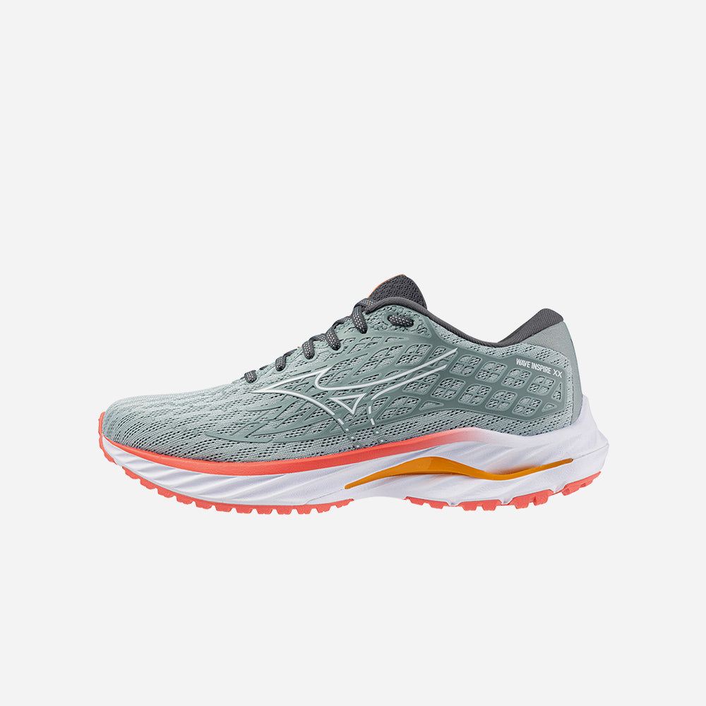 Giày Chạy Bộ Nữ Mizuno Wave Inspire 20 - Xám - Supersports Vietnam