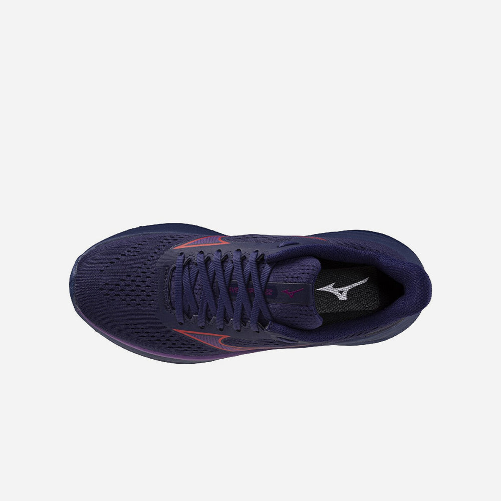 Giày Chạy Bộ Nữ Mizuno Wave Inspire 22 - Xanh Navy - Supersports Vietnam