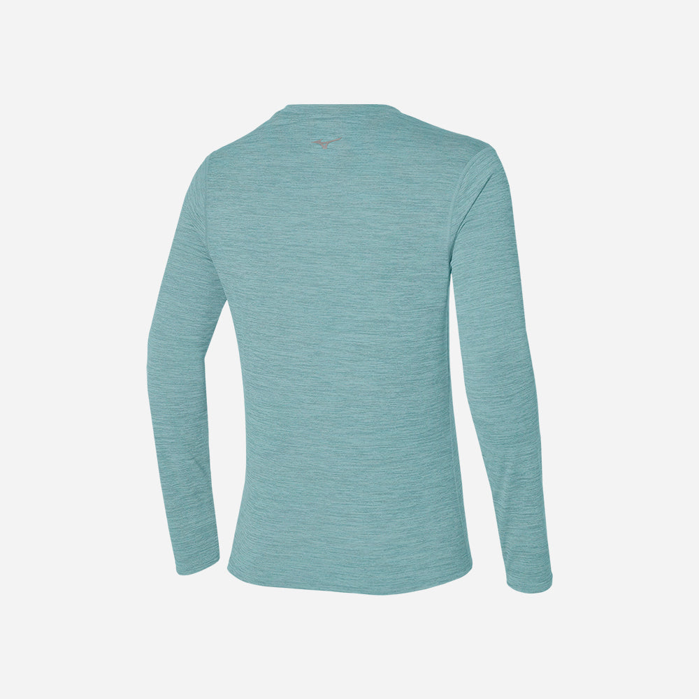 Áo Thun Nam Mizuno Impulse Core Long Sleeve - Xanh Lá - Supersports Vietnam