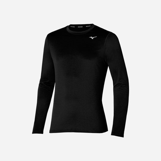 Men's Mizuno Impulse Core Long Sleeve T-Shirt - Black