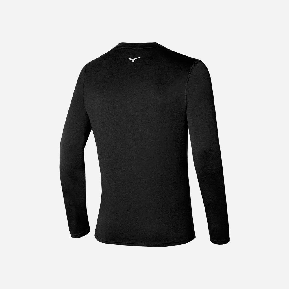 Áo Thun Nam Mizuno Impulse Core Long Sleeve - Đen - Supersports Vietnam