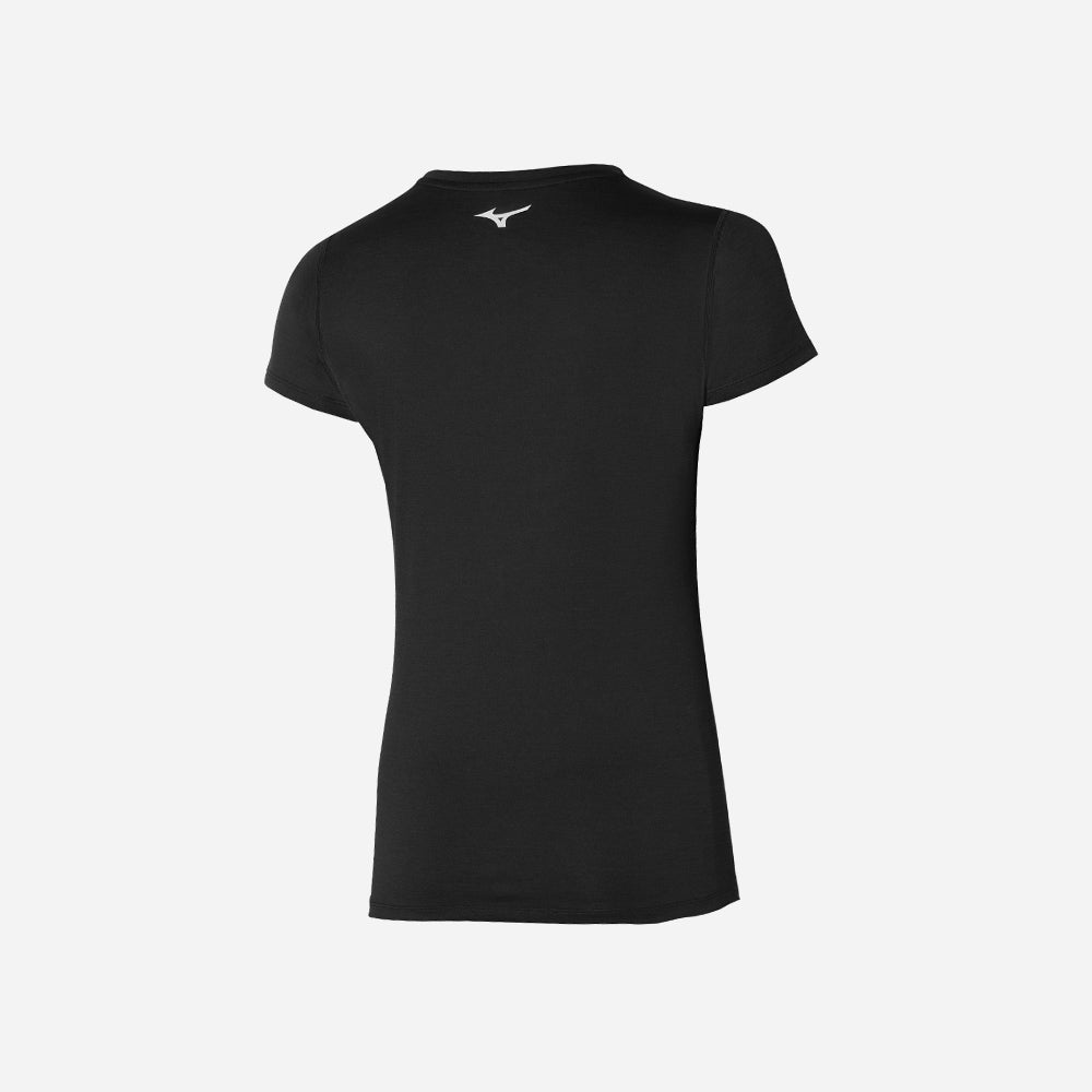 Áo Thun Tay Ngắn Nữ Mizuno Impulse Core - Đen - Supersports Vietnam