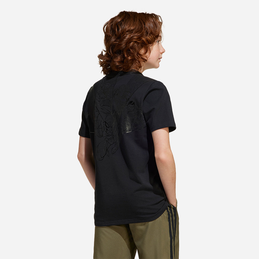 Áo Thun Trẻ Em Adidas Marvel Ms Gfx - Đen - Supersports Vietnam