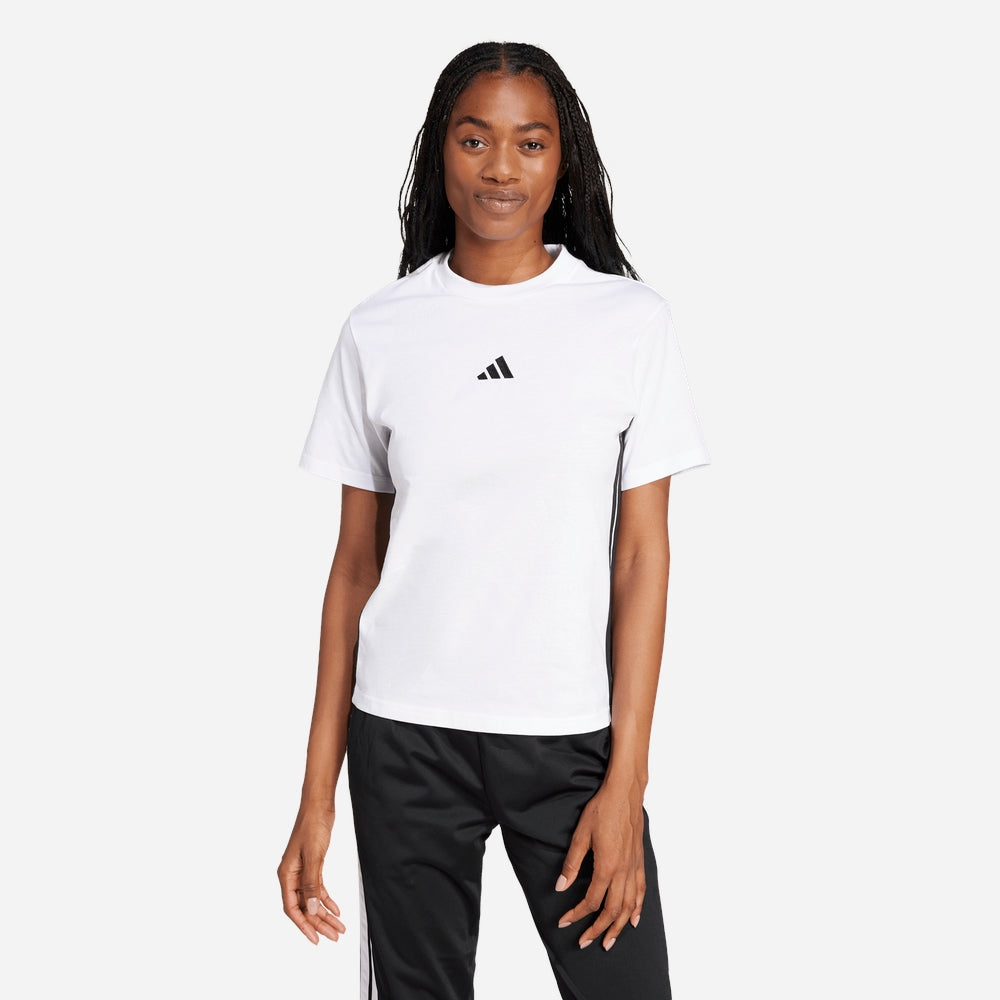 Áo Thun Nữ Adidas Essentials 3-Stripes - Trắng - Supersports Vietnam