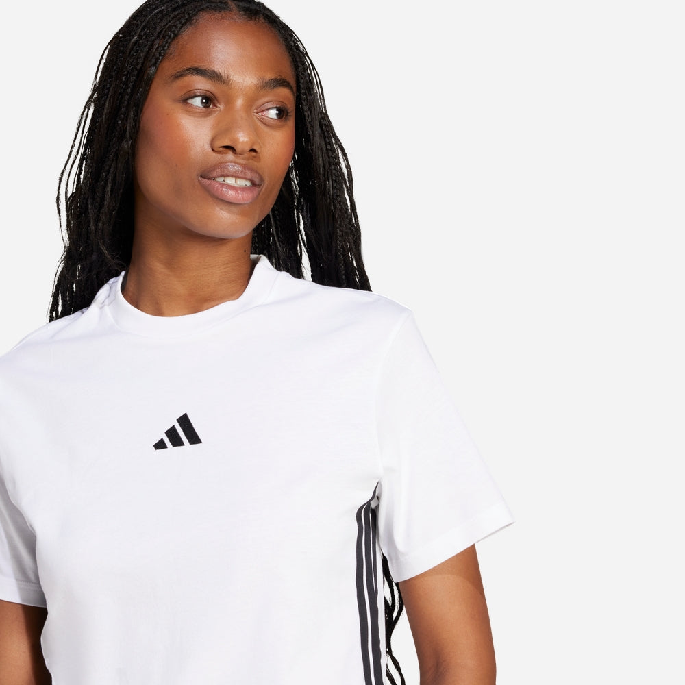 Áo Thun Nữ Adidas Essentials 3-Stripes - Trắng - Supersports Vietnam