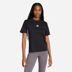 Áo Thun Nữ Adidas Essentials 3-Stripes - Đen - Supersports Vietnam