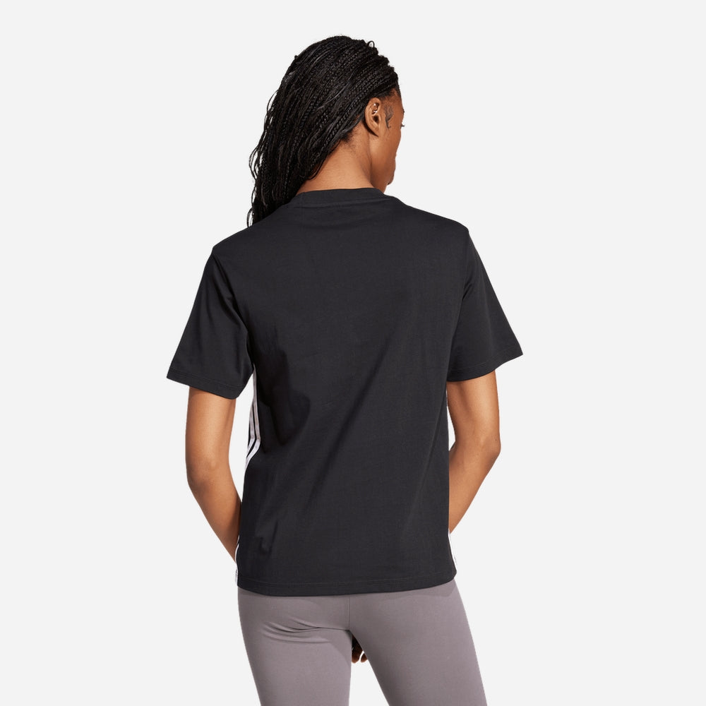 Áo Thun Nữ Adidas Essentials 3-Stripes - Đen - Supersports Vietnam