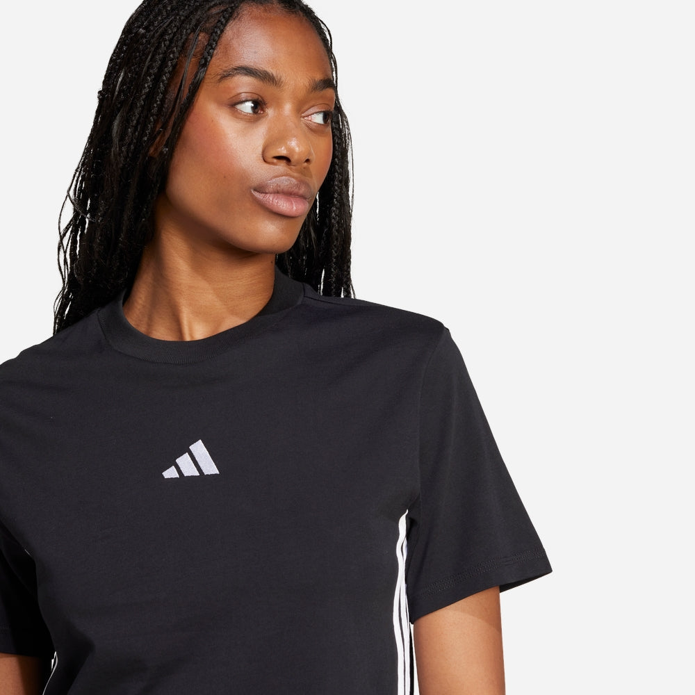 Áo Thun Nữ Adidas Essentials 3-Stripes - Đen - Supersports Vietnam