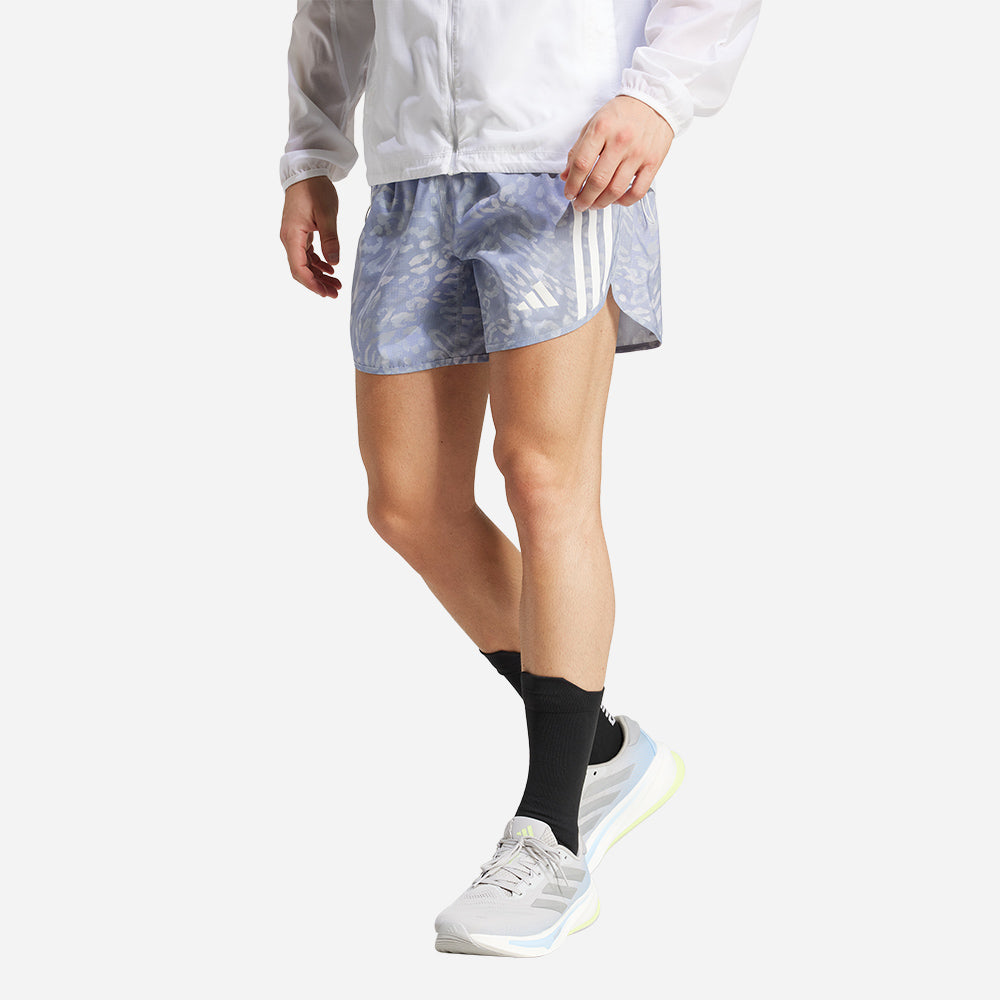 Quần Ngắn Nam Adidas Own The Run E Aop - Xanh Dương - Supersports Vietnam