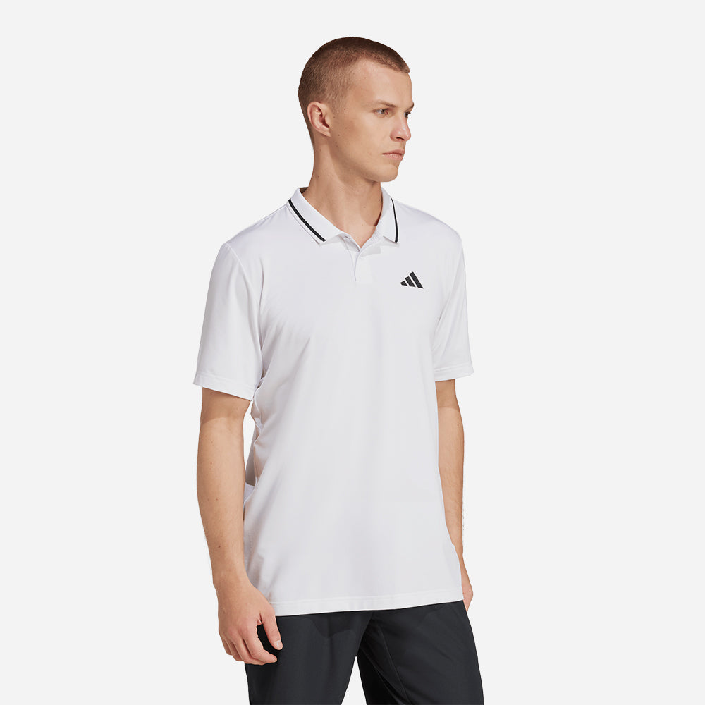 Áo Polo Nam Adidas Club Pique - Trắng - Supersports Vietnam