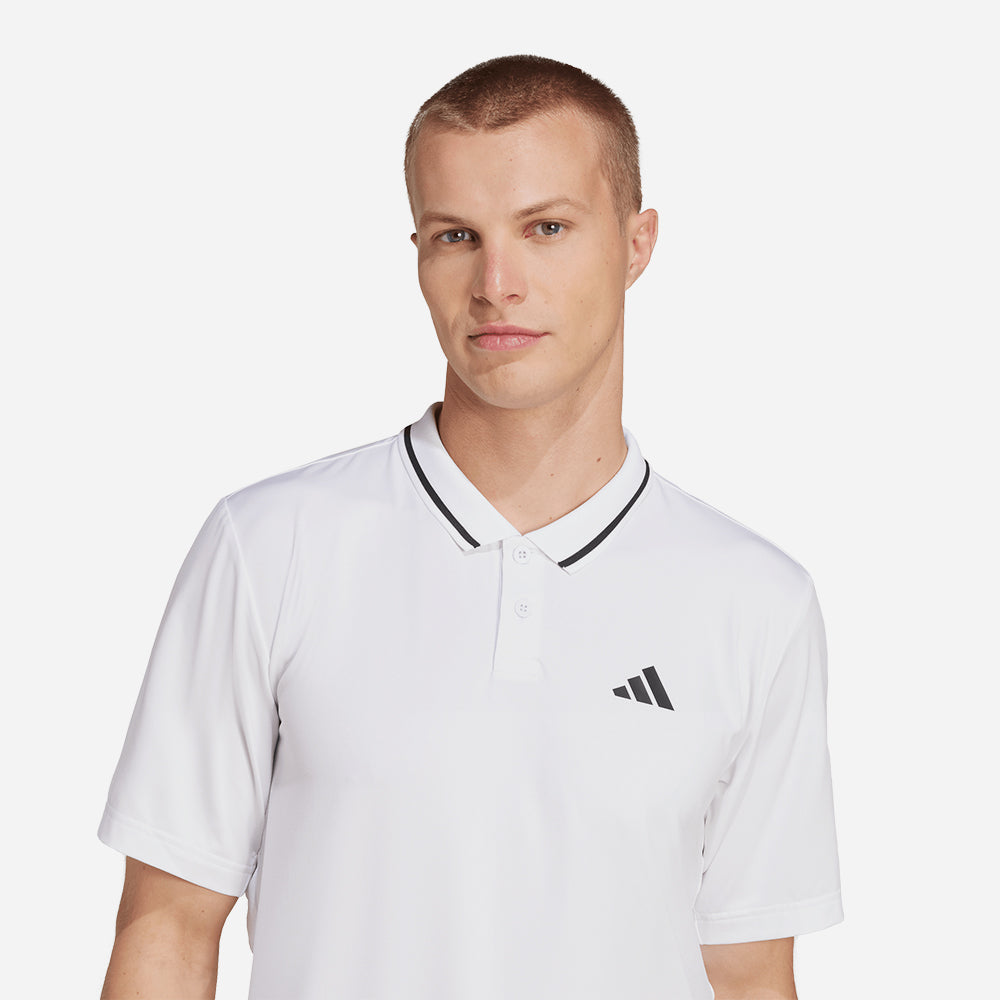 Áo Polo Nam Adidas Club Pique - Trắng - Supersports Vietnam