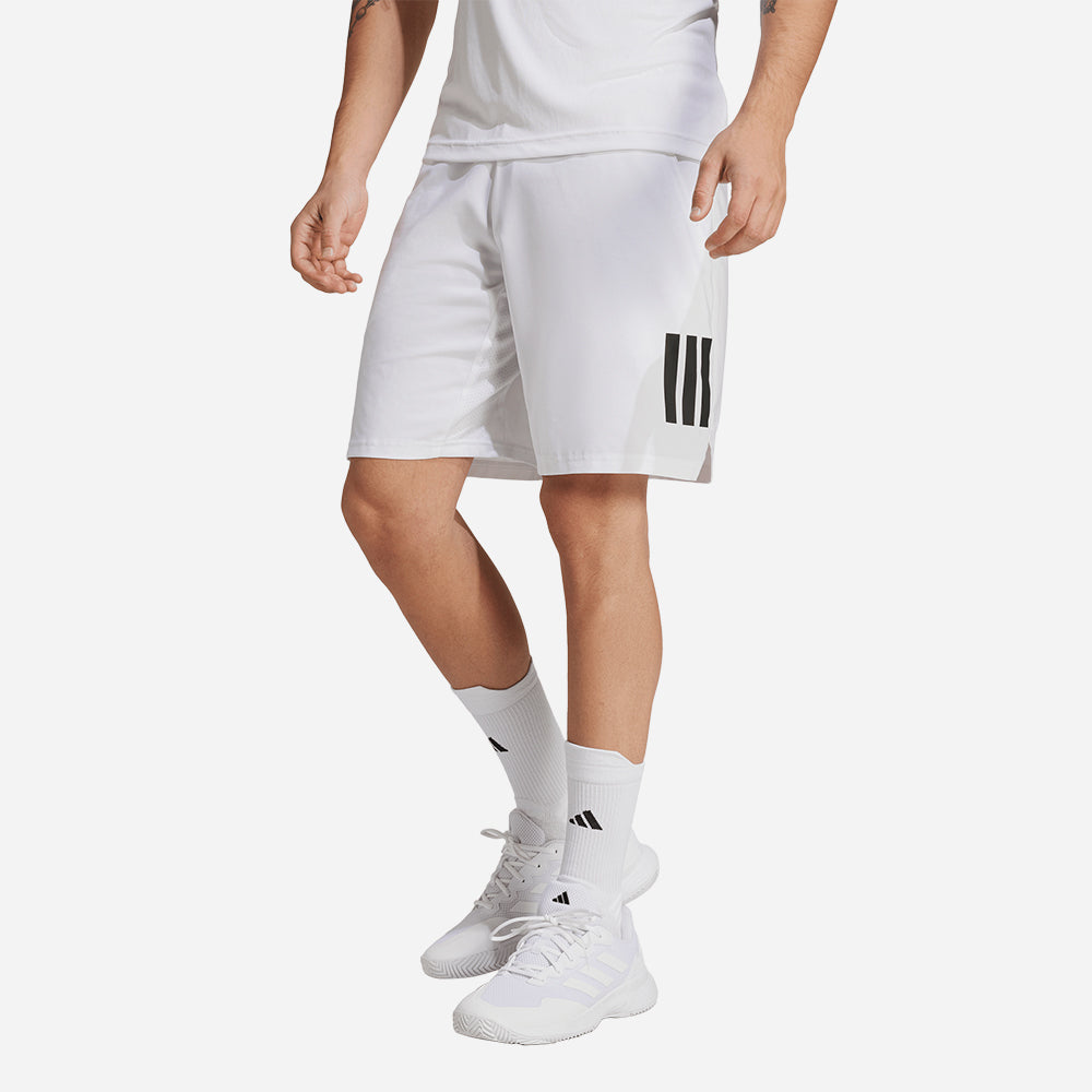 Quần Ngắn Thể Thao Nam Adidas Club Tennis Climacool 3-Stripes - Trắng - Supersports Vietnam