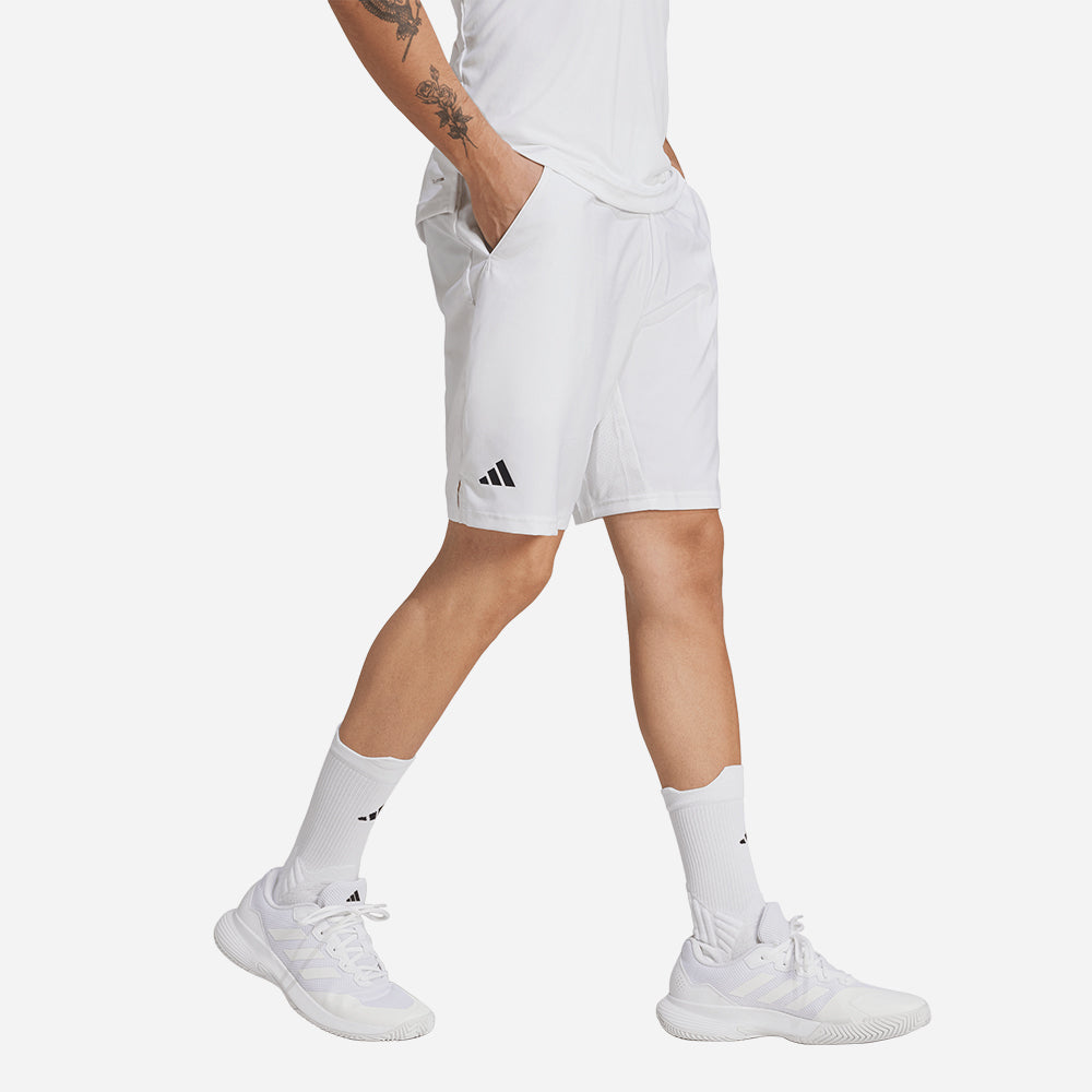 Quần Ngắn Thể Thao Nam Adidas Club Tennis Climacool 3-Stripes - Trắng - Supersports Vietnam