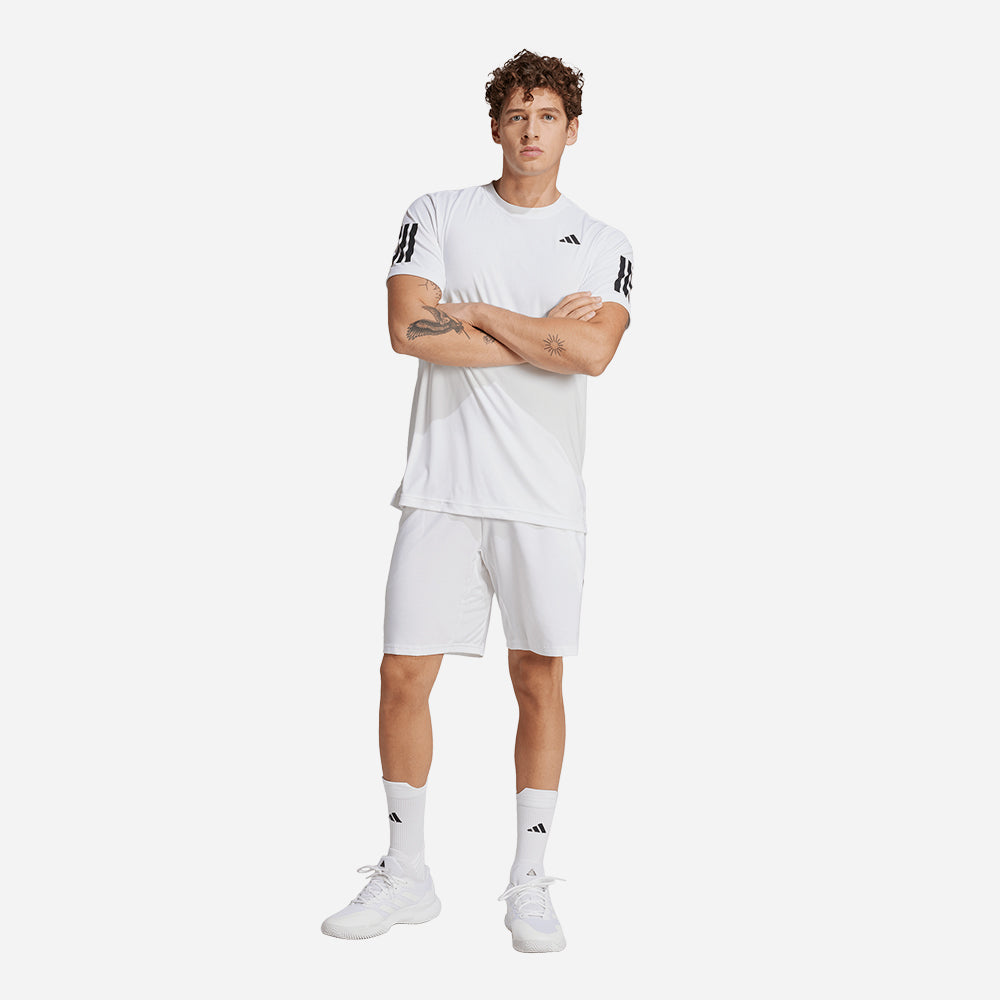 Quần Ngắn Thể Thao Nam Adidas Club Tennis Climacool 3-Stripes - Trắng - Supersports Vietnam