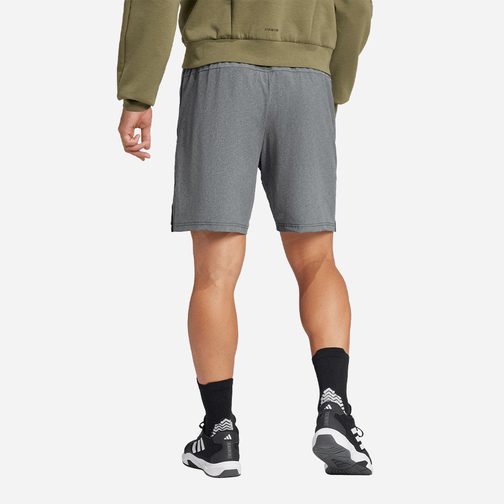 Quần Ngắn Thể Thao Nam Adidas Designed For Training Mélange - Xám - Supersports Vietnam