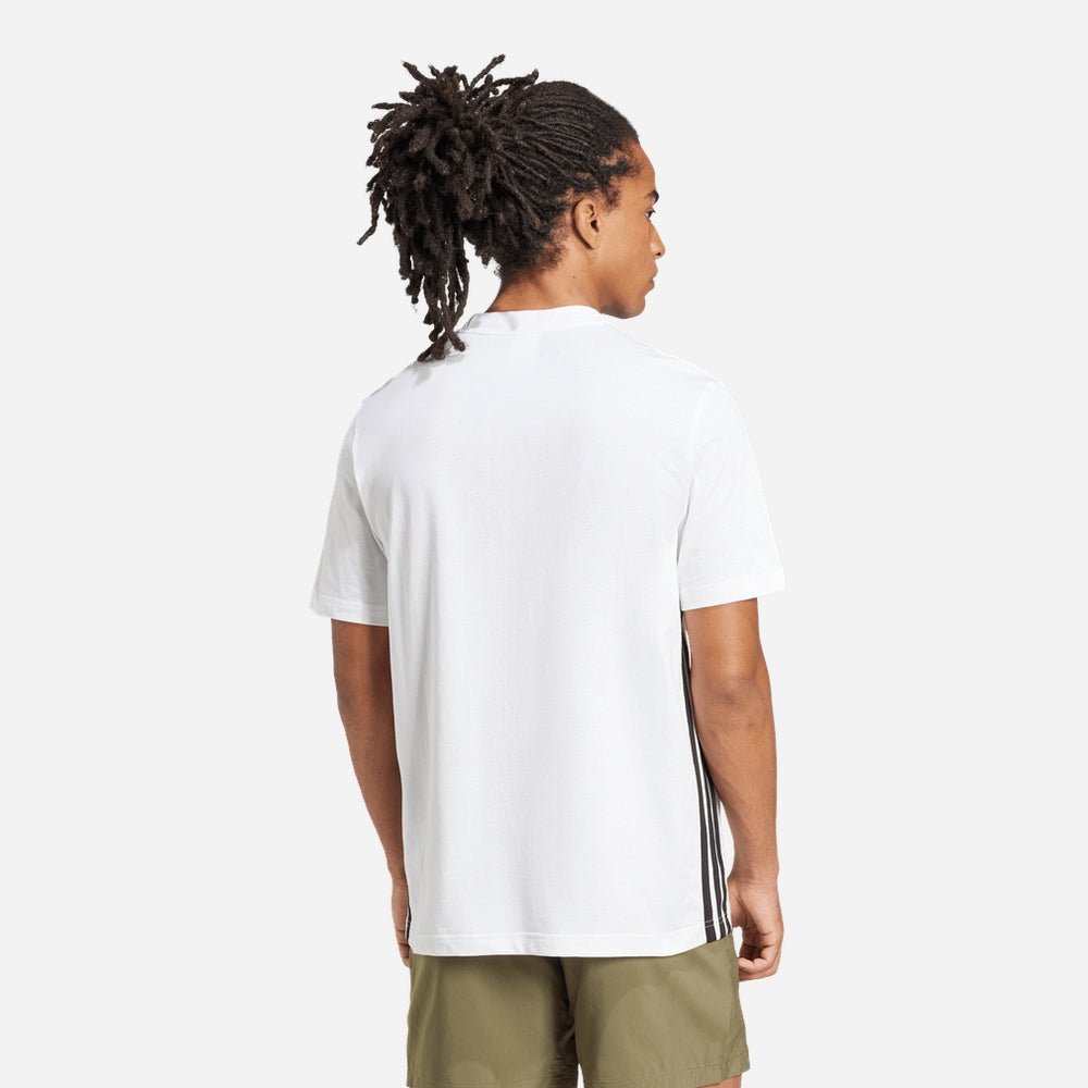 Áo Thun Nam Adidas Essentials 3-Stripes - Trắng - Supersports Vietnam
