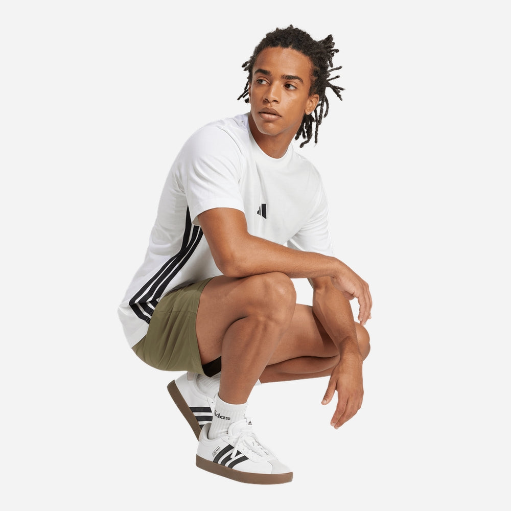 Áo Thun Nam Adidas Essentials 3-Stripes - Trắng - Supersports Vietnam