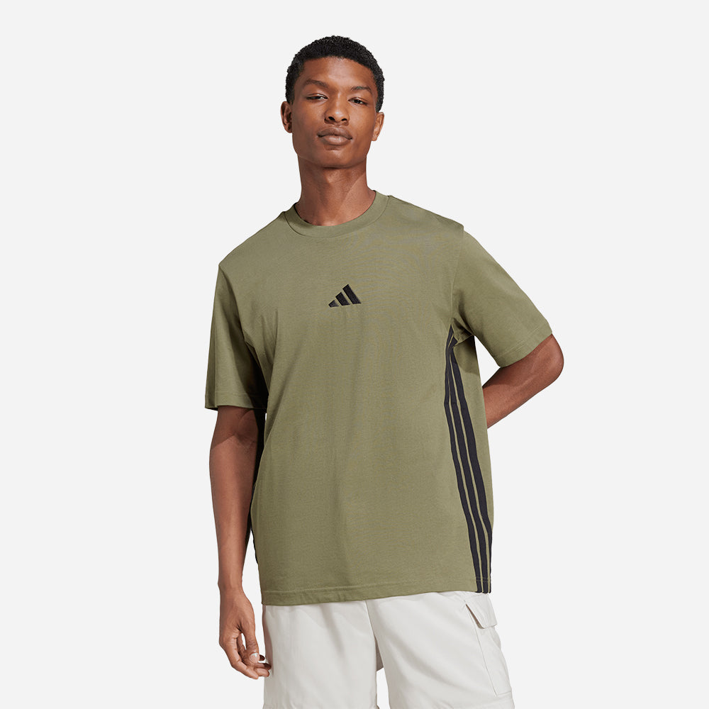 Áo Thun Nam Adidas Essentials 3-Stripes Single Jersey - Supersports Vietnam