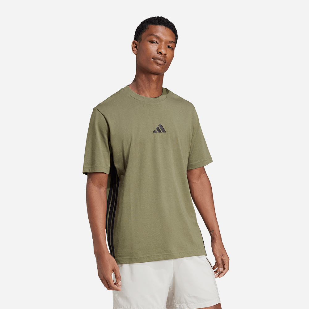 Áo Thun Nam Adidas Essentials 3-Stripes Single Jersey - Supersports Vietnam