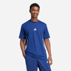 Áo Thun Nam Adidas Essentials 3-Stripes - Xanh Dương - Supersports Vietnam