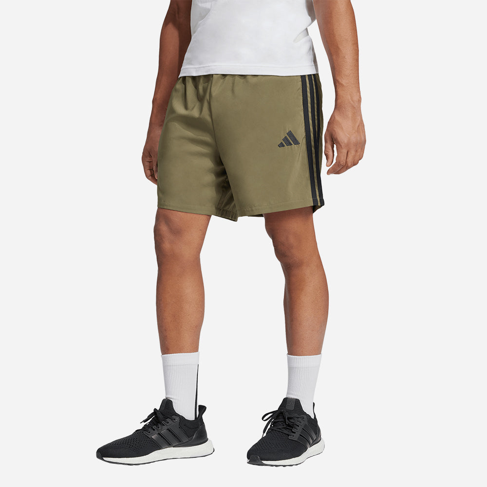 Quần Ngắn Thời Trang Nam Adidas Essential 3-Stripes Chelsea - Nâu - Supersports Vietnam