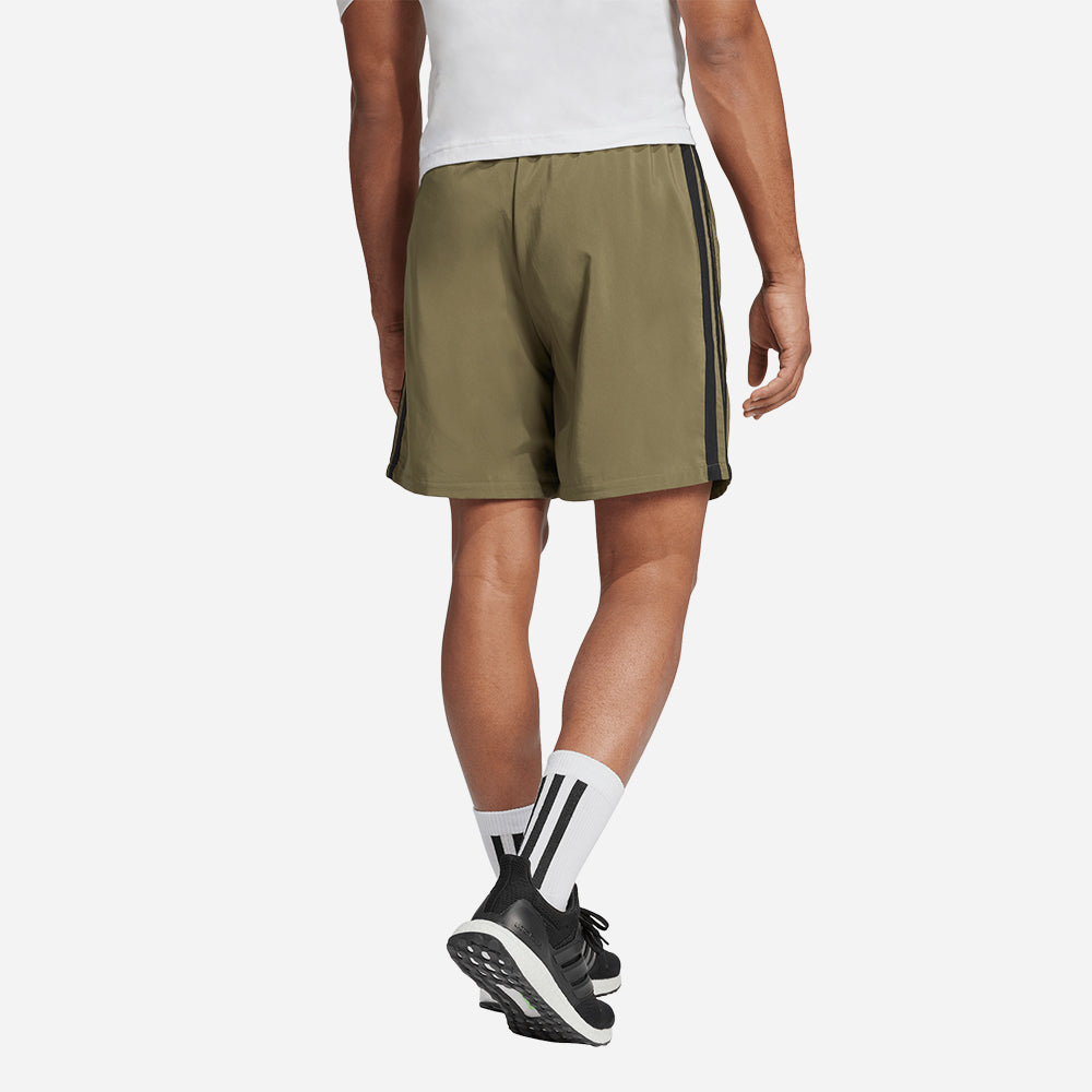 Quần Ngắn Thời Trang Nam Adidas Essential 3-Stripes Chelsea - Nâu - Supersports Vietnam