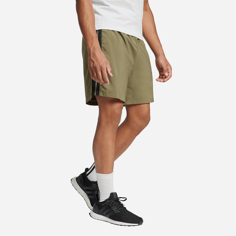 Quần Ngắn Thời Trang Nam Adidas Essential 3-Stripes Chelsea - Nâu - Supersports Vietnam