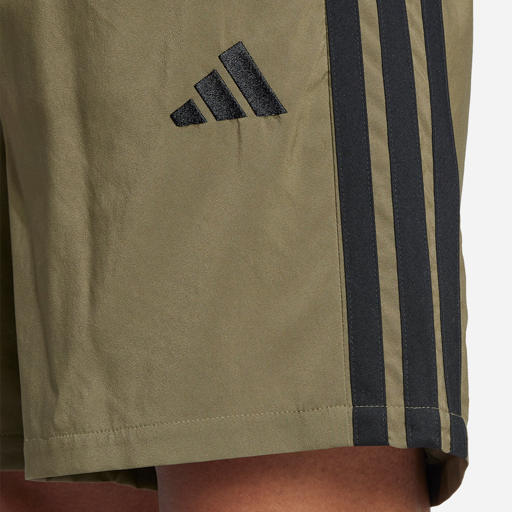 Quần Ngắn Thời Trang Nam Adidas Essential 3-Stripes Chelsea - Nâu - Supersports Vietnam