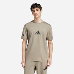 Men's Adidas Z.N.E. T-Shirt - Brown