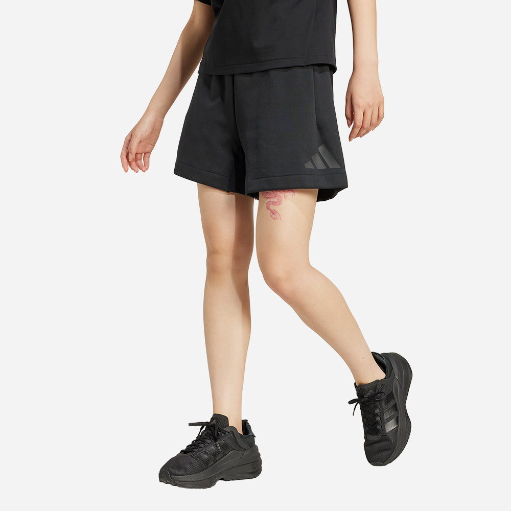 Quần Ngắn Thời Trang Nữ Adidas Z.N.E. - Đen - Supersports Vietnam