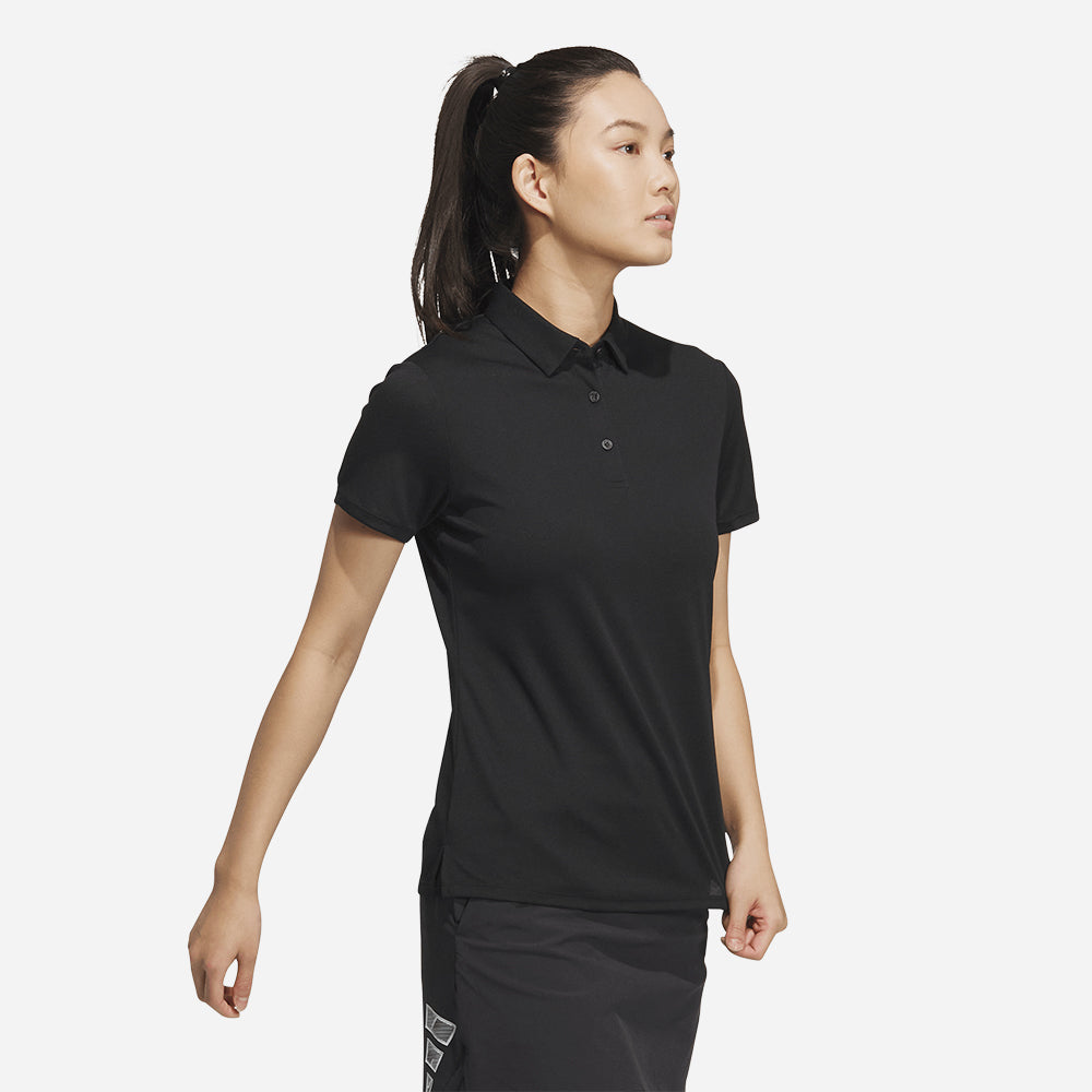Áo Polo Nữ Adidas Short Sleeve - Đen - Supersports Vietnam