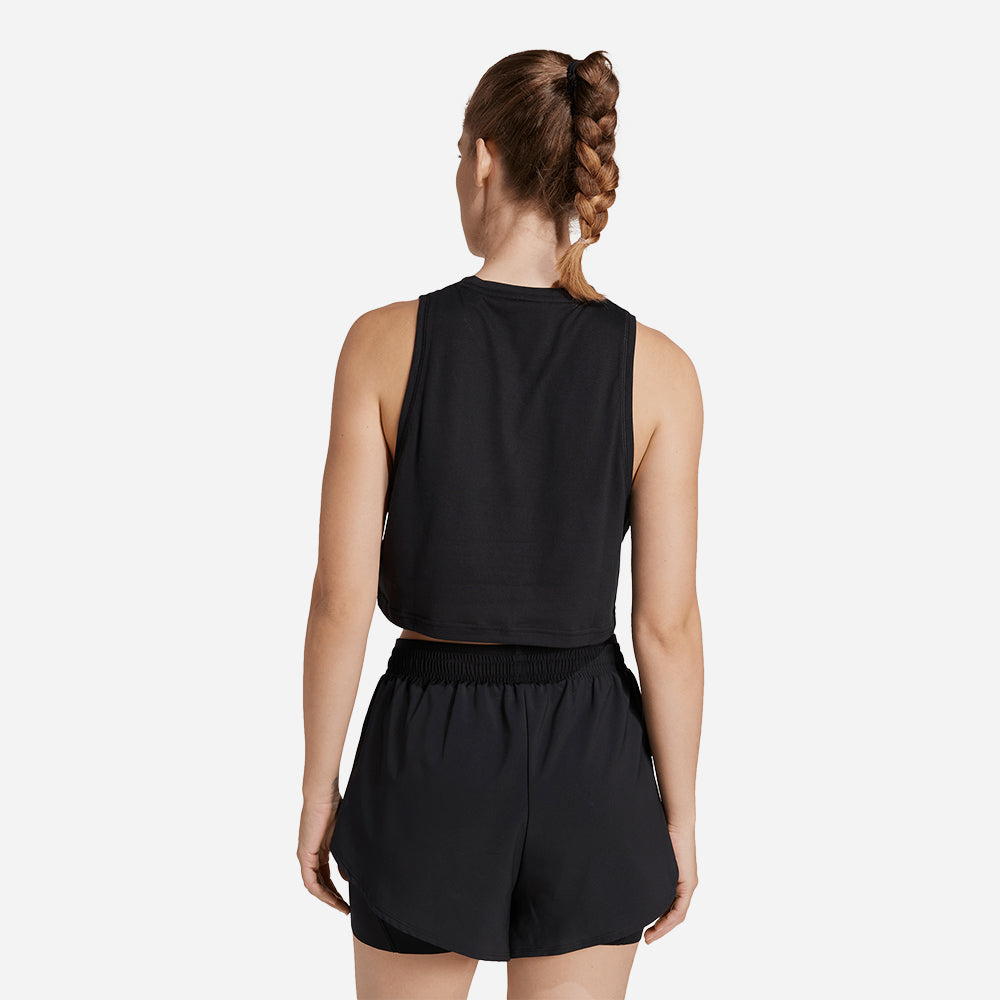 Áo Ba Lỗ Nữ Adidas Train Essentials Boxy Workout - Đen - Supersports Vietnam