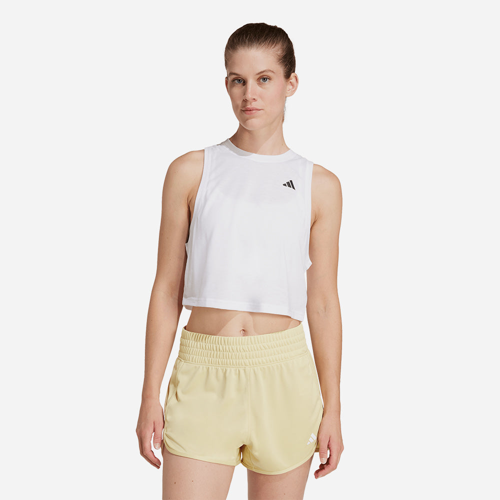 Áo Ba Lỗ Nữ Adidas Train Essentials Boxy Workout - Trắng - Supersports Vietnam