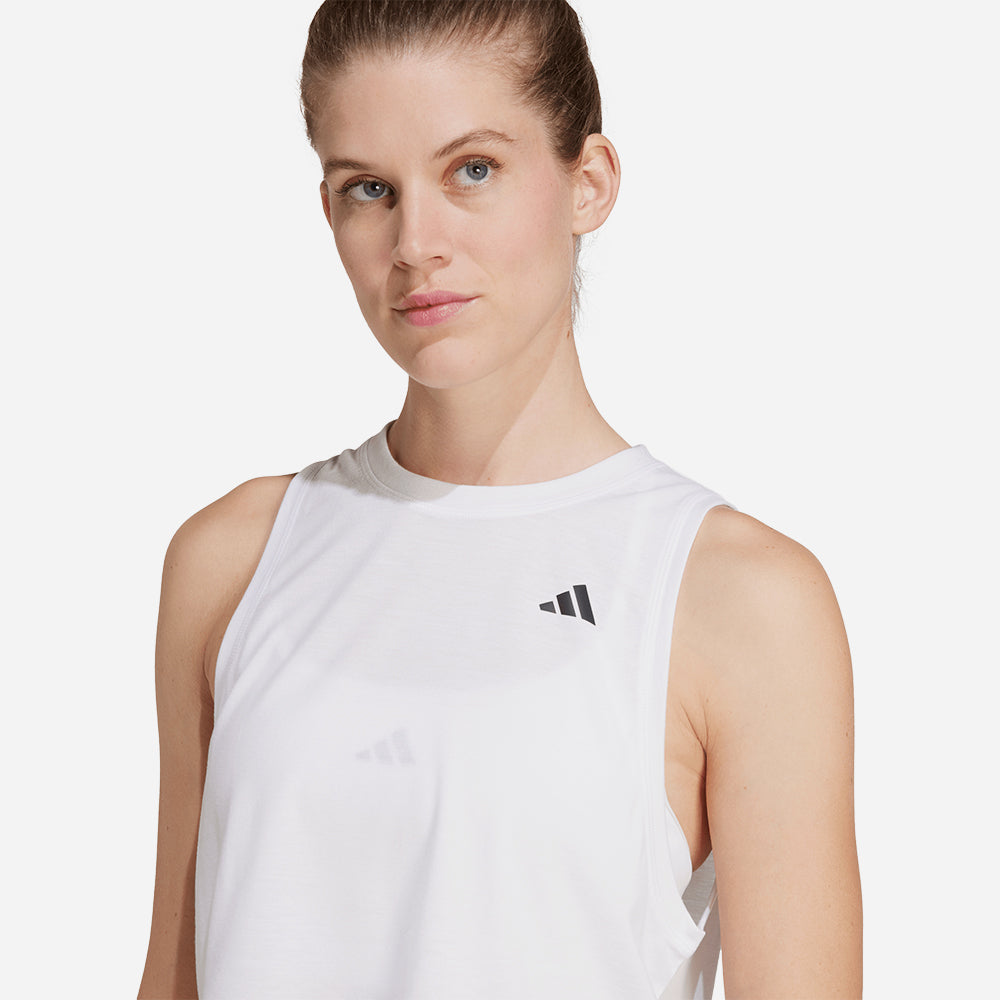 Áo Ba Lỗ Nữ Adidas Train Essentials Boxy Workout - Trắng - Supersports Vietnam