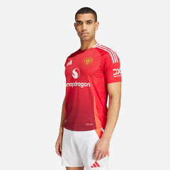 Men's Adidas Manchester United 24/25 Home Authentic Jersey - Red
