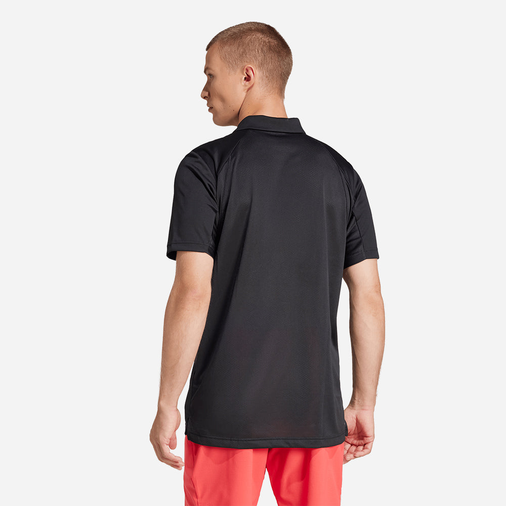 Men's Adidas Tennis Club Polo Shirt - Black