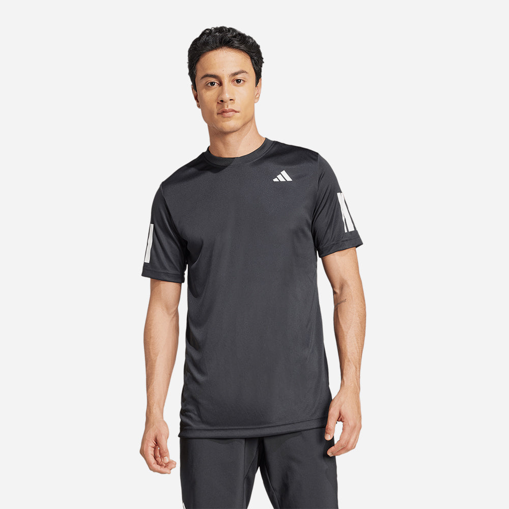 Áo Thun Nam Adidas Club Tennis Climacool 3-Stripes - Đen - Supersports Vietnam