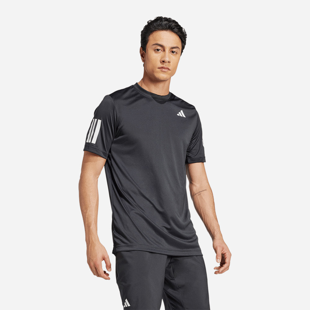 Áo Thun Nam Adidas Club Tennis Climacool 3-Stripes - Đen - Supersports Vietnam